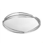 Δίσκος με Καθρέφτη Στρογγυλός με Χερούλια μεγάλα