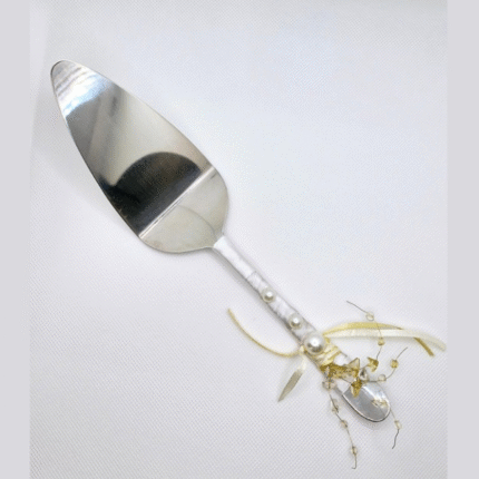 Σπάτουλα κοπης γαμήλιας τούρτας crystal Aura